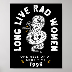 1993 Live Rad Women One Hell of a Good Time beroem Poster