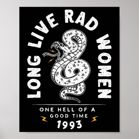 1993 Live Rad Women One Hell of a Good Time beroem Poster (Voorkant)