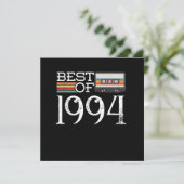 1994  15 de geboorte Jubileum Gift Kaart (Staand voorkant)