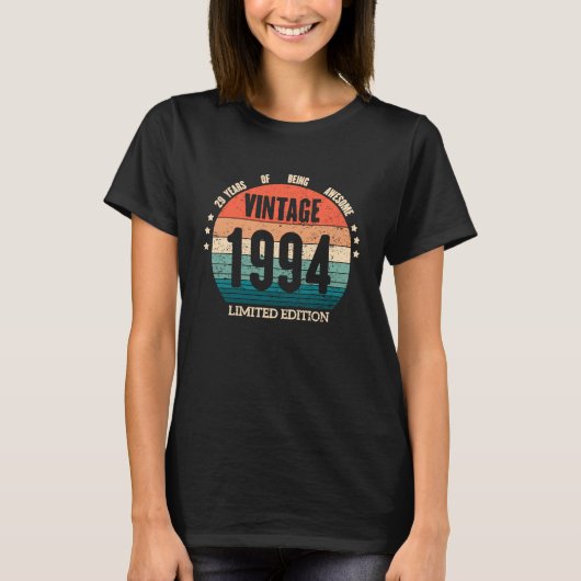 1994 29 jaar oud 29e verjaardag t-shirt (Voorkant)