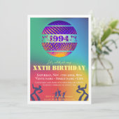  1994 30ste verjaardagsfeestje kaart (Staand voorkant)