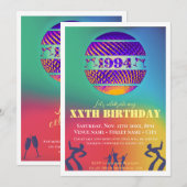  1994 30ste verjaardagsfeestje kaart (Voorkant / Achterkant)