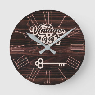 1994  acrylwandklok ronde klok