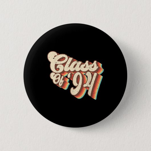 1994 CL reünie retro CL van 94 middelbare school a Ronde Button 5,7 Cm (Voorkant)