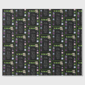 1994 Geboortejaar Trivia Cadeaupapier (Vlak)