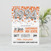 1994 High School College Reunion Uitnodiging (Staand voorkant)