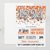 1994 High School College Reunion Uitnodiging (Voorkant / Achterkant)