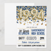 1994 High School College Reunion Uitnodiging (Voorkant / Achterkant)