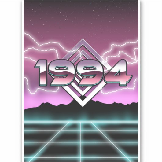 1994 Tech noir Sticker (Voorkant)