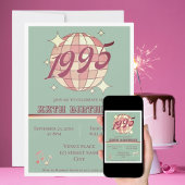  1995 29e 30e verjaardagsfeestje Uitnodiging