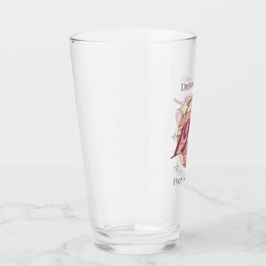  1995 30ste verjaardag retro paarse glas (Rechts)