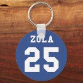 1995-97 Chelsea Home Keyring- ZOLA 25 Sleutelhanger (Voorkant)