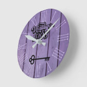 1995 Acrylic Wall Clock Ronde Klok (Hoek)