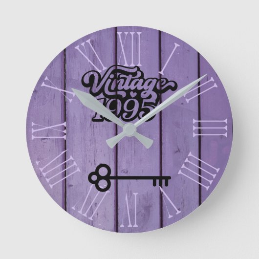 1995 Acrylic Wall Clock Ronde Klok (Voorkant)