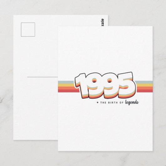 1995 De geboorte van legendes Briefkaart (Voorkant / Achterkant)