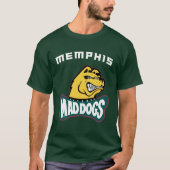 1995 Memphis MadDogs Retro CFL Pro Football 🏈 T-shirt (Voorkant)