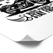 1995 Motorfiets  Poster (Hoek)