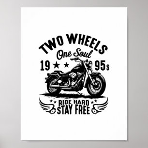 1995 Motorfiets Poster