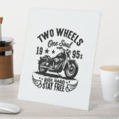 1995 Motorfiets Reclamebord Met Voetstuk (Insitu)