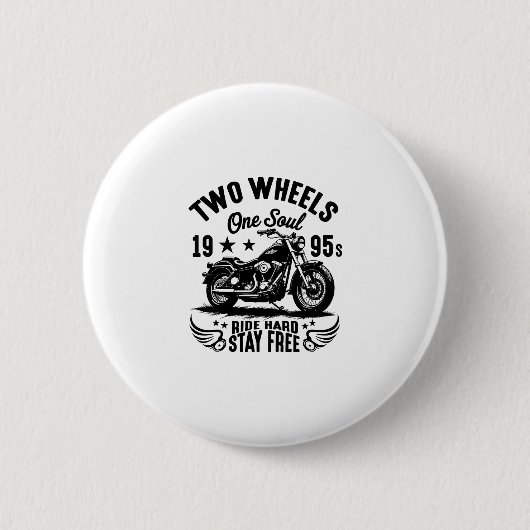 1995 Motorfiets Ronde Button 5,7 Cm (Voorkant)