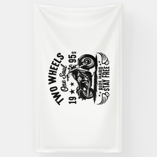 1995 Motorfiets  Spandoek (Verticaal)