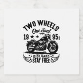 1995 Motorfiets  Sparkling Wijnetiket (Enkel label)