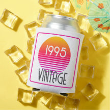 1995 Neon Retro Stripe Zon 30e Verjaardag
