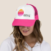 1995 Neon Retro Stripe Zon 30e Verjaardag Trucker Pet (In situ)