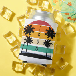 1995 Retro Stripe Sunset  Blikjeskoeler