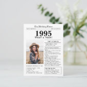 1995 Verjaardag Briefkaart (Staand voorkant)