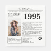 1995 Verjaardag Trivia Servet (Voorkant)