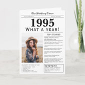 1995 Verjaardag wenskaart Feestdagen Kaart (Voorkant)