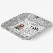 1995 Verjaardagsjaar waarin je geboren bent Papieren Bordje (Gebogen)