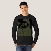 1995 - Zwarte retro - T-Shirt (Voorkant volledig)