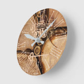 1996  acrylwandklok ronde klok (Hoek)