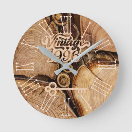 1996  acrylwandklok ronde klok