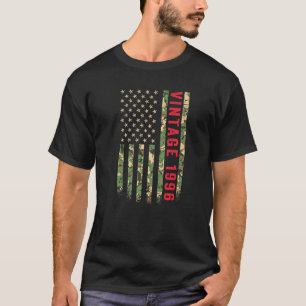 1996 Amerikaans vlagkamp 26 jaar oud 26e T-shirt