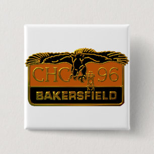 1996 Bakersfield Vierkante Button 5,1 Cm