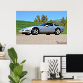 1996 Corvette Collectors Edition Poster (Thuiskantoor)