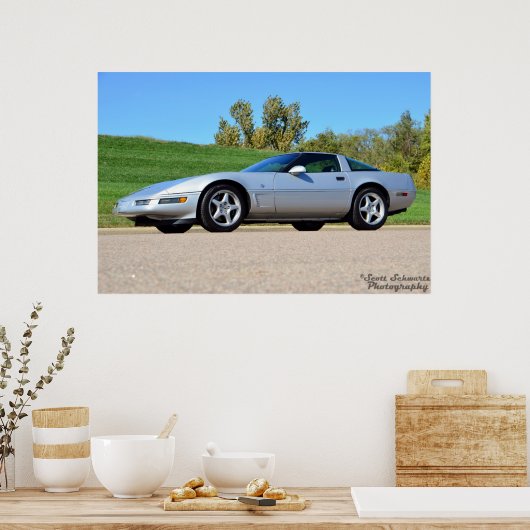 1996 Corvette Collectors Edition Poster (Keuken)