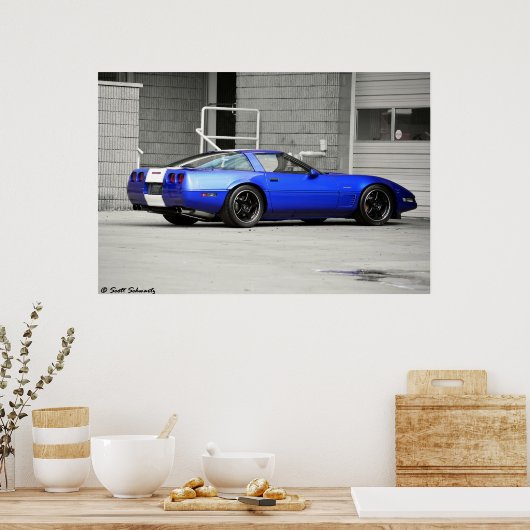 1996 Corvette Grand Sport Poster (Keuken)