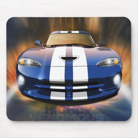 1996 Dodge Viper GTS-muispad Muismat (Voorkant)