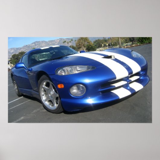 1996 Dodge Viper GTS Poster (Voorkant)