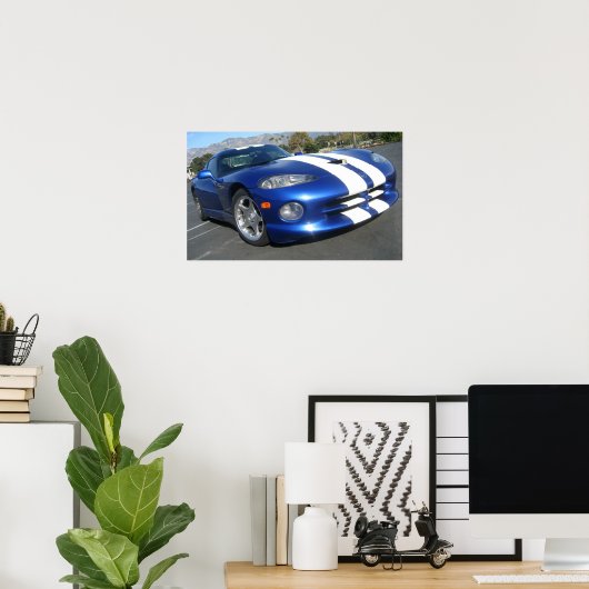 1996 Dodge Viper GTS Poster (Thuiskantoor)
