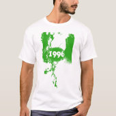 1996 - Groene  retro - T-Shirt (Voorkant)