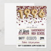 1996 High School College Reunion Kaart (Voorkant / Achterkant)