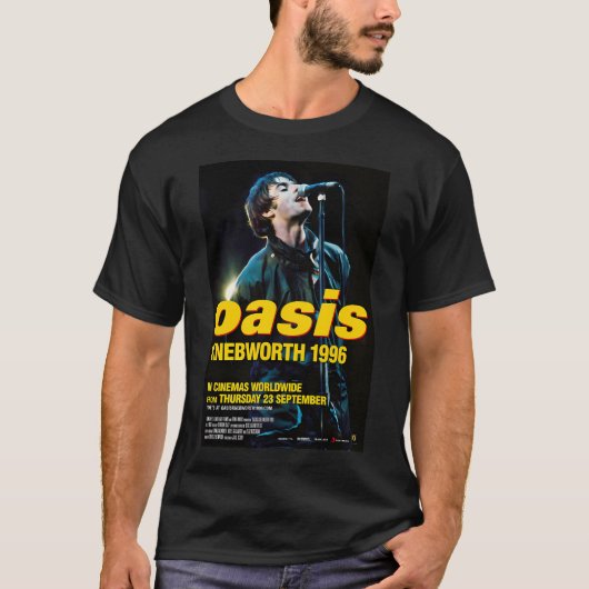 1996 Knebworth in bioscopen wereldwijd T-shirt (Voorkant)