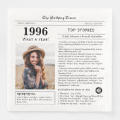1996 Kranten Geboortekaart Servet (Voorkant)