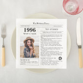 1996 Kranten Geboortekaart Servet