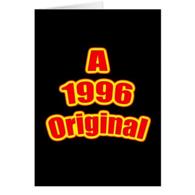 1996 Oorspronkelijk rood zwart (Voorkant)